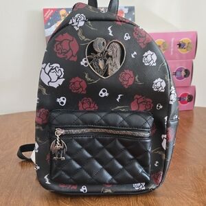 Disney Black and Red Rose Backpack